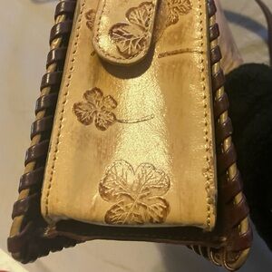 Mark Chantelle vintage Cream and Brown Crossbody Bag